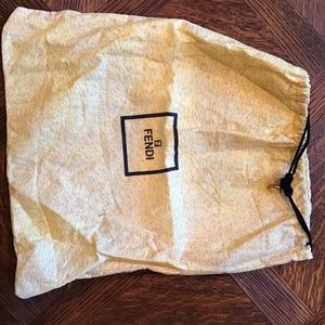 Fendi drawstring dust bag
